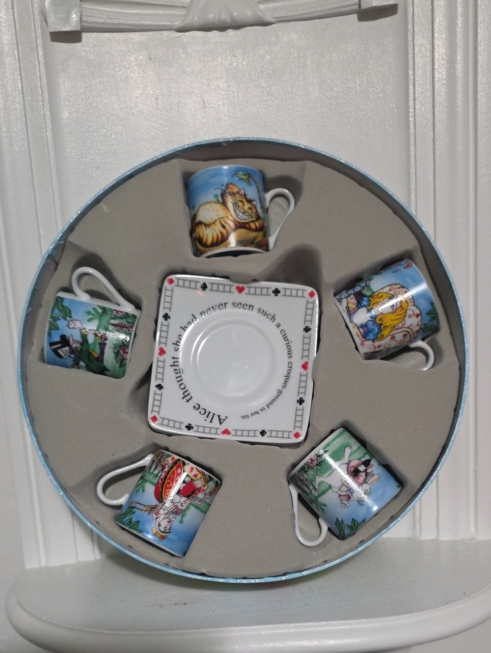 Alice In Wonderland Mad Hatter's Teaparty Porcelain Tea Set -Cardew Desig